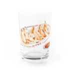 トコロコムギのニンニクたっぷり餃子にゃんこ Water Glass :front