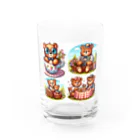 Chocolaのピクニックマ1 Water Glass :front