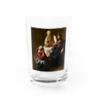 世界美術商店のマルタとマリアの家のキリスト / Christ in the House of Martha and Mary Water Glass :front