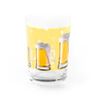 ハルトオドルのビール・ビール・ビール Water Glass :front