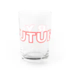 _nonotaku_のYouTuberロゴ Water Glass :front