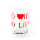 Keito Art StudioのNO WIFE, NO LIFE Water Glass :front