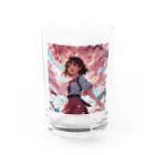 ここのよていの桜の季節 Water Glass :front