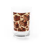 デザートグッズのケーキ Water Glass :front