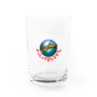 Yanjiisのアオリちゃん　気合 Water Glass :front