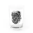 かなかなのタトゥーデザイン Tシャツ Water Glass :front