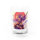 AQUAMETAVERSEの夕焼けに舞う、仮面の戦姫 Marsa 106 Water Glass :front