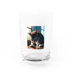 kaz_new9の蒼い瞳の猫ちゃん2 Water Glass :front