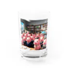 MTHの会社のらいんあっぷをするみにぶた管理製品 Water Glass :front