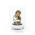 BEAM's STOREの【パパとわんこ（papa et chien)】Nous serons toujours ensemble. Water Glass :front