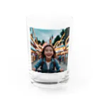 yuyuu_youtubeの笑顔の少女 グラス前面
