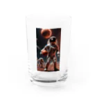 SwishStyle のバスケ宇宙時代 Water Glass :front