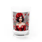nr8のバラ女 Water Glass :front
