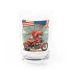 Mad13のアメリカンフィッシュ Water Glass :front