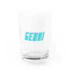 下戸同盟の下戸同盟「GEKO！」ライトブルー Water Glass :front