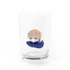 ほほんのみんなのそばにるきさん Water Glass :front