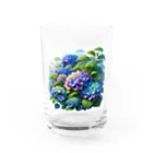 VeiledSageの紫陽花の饗宴 Water Glass :front