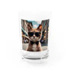 oz-chanのサングラスを掛けているモデルマンチカン猫 Water Glass :front