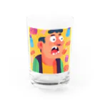 JINPACHIの粘り強い男 Water Glass :front