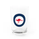 puikkoの国籍マーク　オーストラリア Water Glass :front