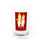 やまだまいのアニーと父ちゃん Water Glass :front