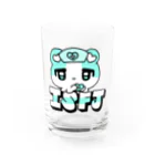 ムラサキゲジゲジのオンラインショップの16性格タコちゃんず ISFJ Water Glass :front