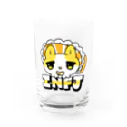 ムラサキゲジゲジのオンラインショップの16性格タコちゃんず INFJ Water Glass :front