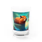 pipi_popoのかわいいカピバラ Water Glass :front