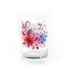 MILIKUのMy Color 赤と紫 Water Glass :front