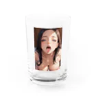 美少女学院の黒髪美少女　美鈴ちゃん４ Water Glass :front