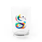 tohateの白蛇 Water Glass :front