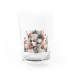 Unique Existenceのhorde of flowers Water Glass :front