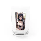 美少女学院の黒髪美少女　美鈴ちゃん　メイド Water Glass :front