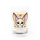 ゆうちゃんNFTいいねの耳長が可愛いフェネックちゃん32 Water Glass :front