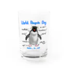福武 忍のWorld Penguin Day グラス前面