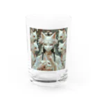 AQUAMETAVERSEの狐の嫁入り　なでしこ1478 Water Glass :front