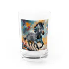 sakucchoの神秘なシマウマ Water Glass :front