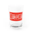 m@mmenのm@mmen ボックスロゴ Water Glass :front