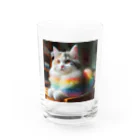 Creation CATの虹色CAT Water Glass :front