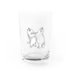 marmot addict ［マーモット中毒］のマーモット相撲 Water Glass :front