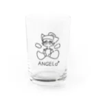 猫手水晶の堕天使おにいさんロゴ グラス前面