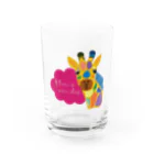 midoriのカラフルキリン Water Glass :front