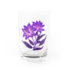 RetrowaveFlowerのRetrowaveFlower-ムラサキハナナ- Water Glass :front