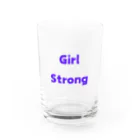 あい・まい・みぃのGirl Strong-強い女性を表す言葉 Water Glass :front