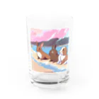 Chama's shopのビーチアニマル Water Glass :front