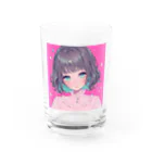 日本神話のniji girl Water Glass :front