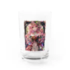 シロクマペンギンのローズプリンセス（プレミアムバージョン） Water Glass :front