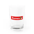 おもしろいTシャツ屋さんのRAMEN部 ラーメン部 Water Glass :front