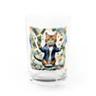 なむねこの猫社長 Water Glass :front