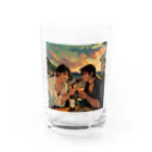 AQUAMETAVERSEのコルシカ島・ワインで乾杯　Tomoe bb 2712 Water Glass :front